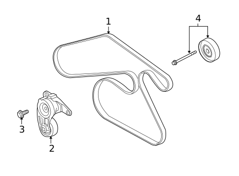 Belts & Pulleys for 2013 Buick Enclave #0