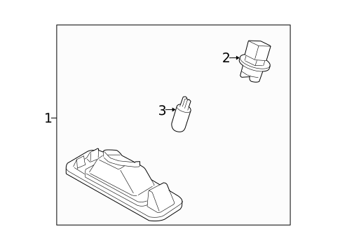 License Lamps for 2009 Kia Rio5 #0