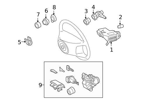 Daytime Running Lamps for 2004 Chrysler Crossfire #0
