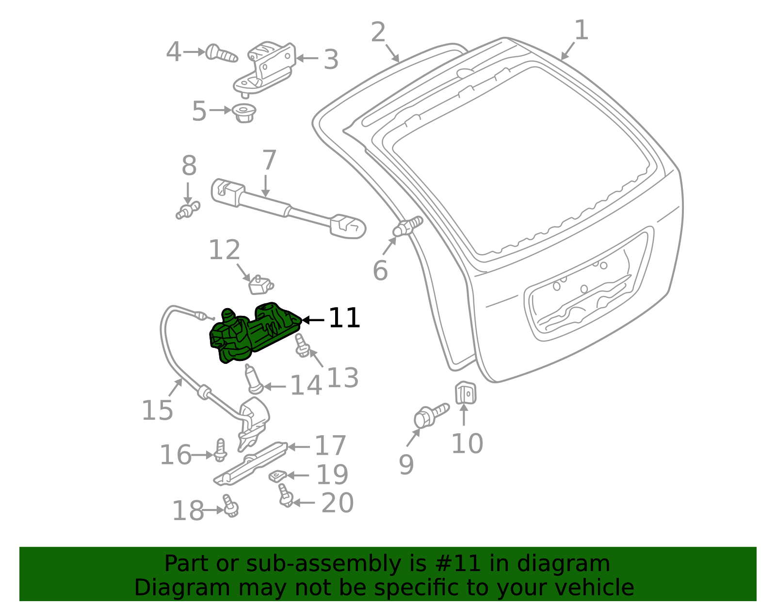 203-740-11-93 - High-Quality Handle for 2003-2005 Mercedes-Benz ...