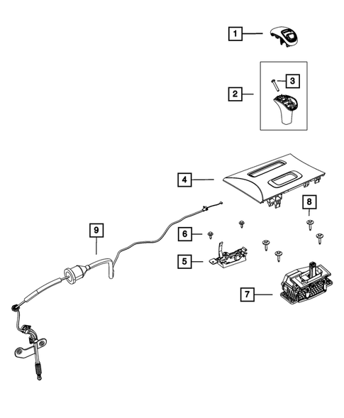 Gearshift Controls and Related Parts for 2014 Chrysler 300 #0