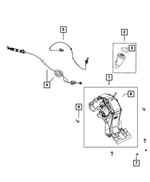 68183723AA - 6F24; 6-Speed; Automatic Transaxle: Gear Shift Knob Cap for Mopar Image