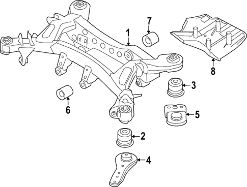 Suspension Mounting for 2024 BMW 430i xDrive Gran Coupe #0