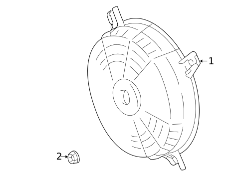 Condenser Fan for 2001 Suzuki Grand Vitara #0