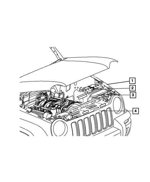 Under Hood for 2008 Dodge Nitro #0