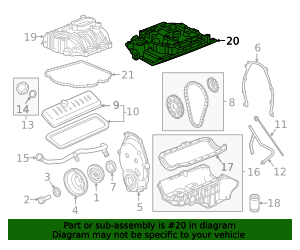 2007-2014 GM Lower Intake Manifold 12698169 | TascaParts.com