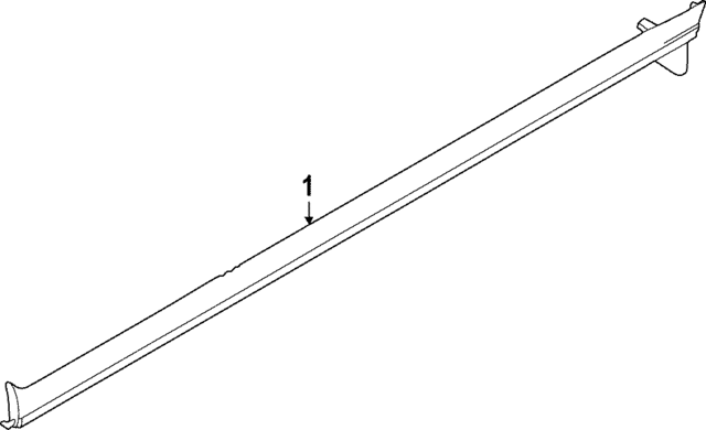 87752K5000CA - : Rocker Molding for Hyundai Image