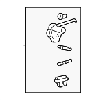 64610AC030 - : Lock Assembly for Toyota: Avalon Image