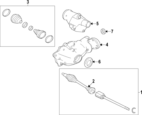 Differential for 2023 Land Rover Range Rover Velar #0