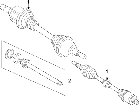 Axle Shafts & Joints for 2024 Ford Maverick #0