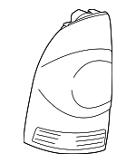 8155104160 - : Tail Light Lens (Right, Rear) for Toyota Image