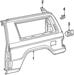 MB275461 - Body: Outer Panel for Dodge: Raider Image