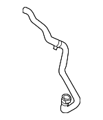 7L6122109E - Cooling System: Reservoir Hose for Audi Image
