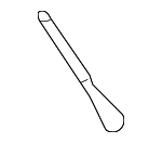 39151SWA305 - Electrical: Antenna Mast for Honda: Accord Crosstour, Civic, CR-V, Crosstour, Element, Fit, Insight Image