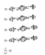 68353441AE - : Rear Complete Axle Assembly for Mopar Image