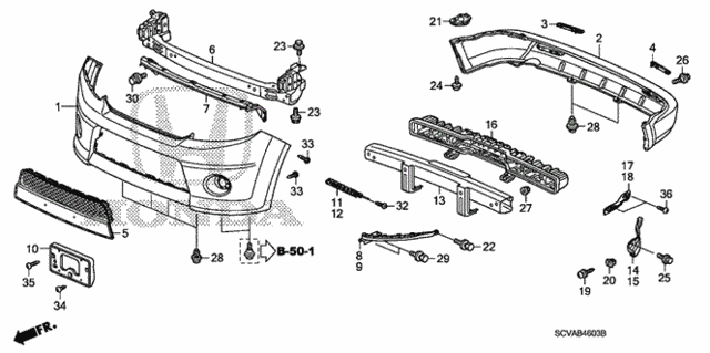 Bumpers (4) for 2010 Honda Element #0