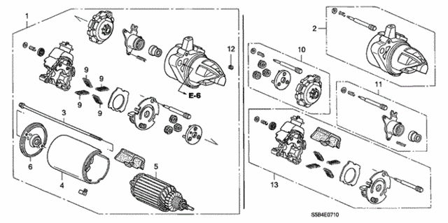 Starter Motor for 2005 Honda Civic #0