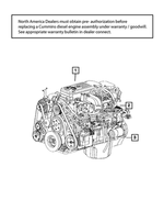 R8071551AA - 6.7L Turbo Diesel; Engine: Complete Engine, Remanufactured for Mopar Image