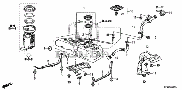 Fuel Tank (2WD) (KA/KC) for 2012 Honda Crosstour #0