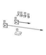68467945AA - Electrical: Power Outlet Cap for Ram: 1500, 2500, 3500 Image