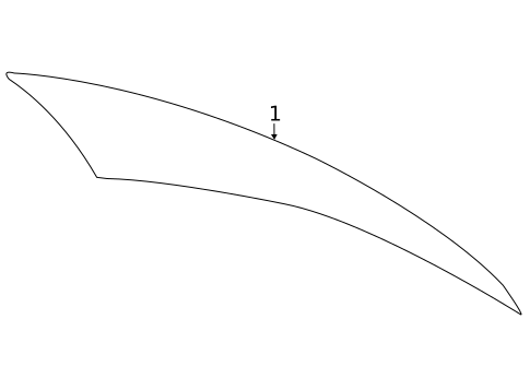 Glass - Lift Gate for 2022 Volvo C40 Recharge #0
