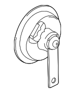 9P1951101 - Electrical: Alarm Horn for Porsche: 718 Boxster, 718 Cayman, 718 Spyder, 911, Boxster, Cayman Image