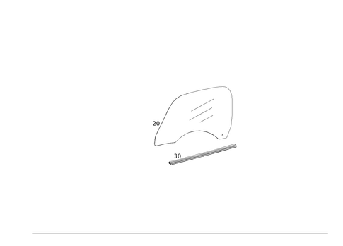 Front Door Windows for 2011 Mercedes-Benz SLS AMG #0