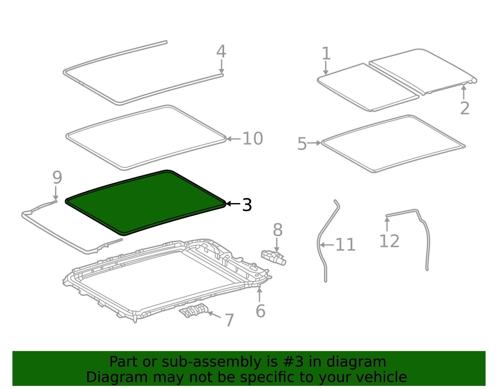 2022-2025 Toyota Weatherstrip 63251-0C020 | Toyota Parts Express