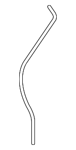 632490C110 - Body: Drain Hose for Toyota: Sequoia, Tundra Image