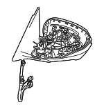 7QP74LXHAA - Body: Mirror for Dodge: Hornet Image