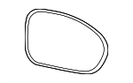 68617648AA - Body: Mirror Glass for Dodge: Hornet Image