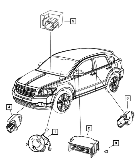 Air  Bags for 2012 Dodge Caliber #0