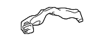 5584335040 - Body: Heater Duct for Toyota: 4Runner Image