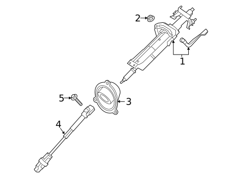 Steering Column Assembly for 2024 BMW 330e #0