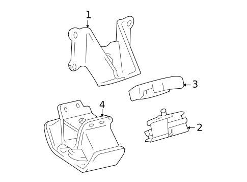 Engine & Trans Mounting for 2009 Toyota Tacoma #0