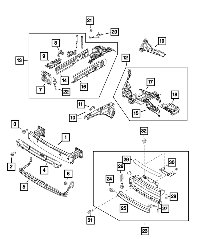 68318868AA - : Inlet Duct Panel Seal for Mopar Image