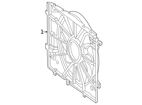 Cooling Fan for 2024 Mercedes-Benz SL 43 AMG&reg; #0