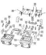 1CY711K2AA - : Seat Cushion Panel for Chrysler: PT Cruiser Image