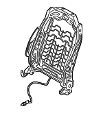 88410F3000 - Body: Seat Back Frame for Hyundai Image