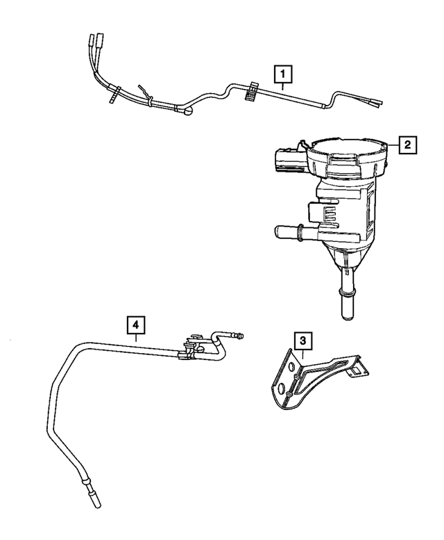 52121719AC - Emission Systems: Vapor Purge Harness for Mopar Image image