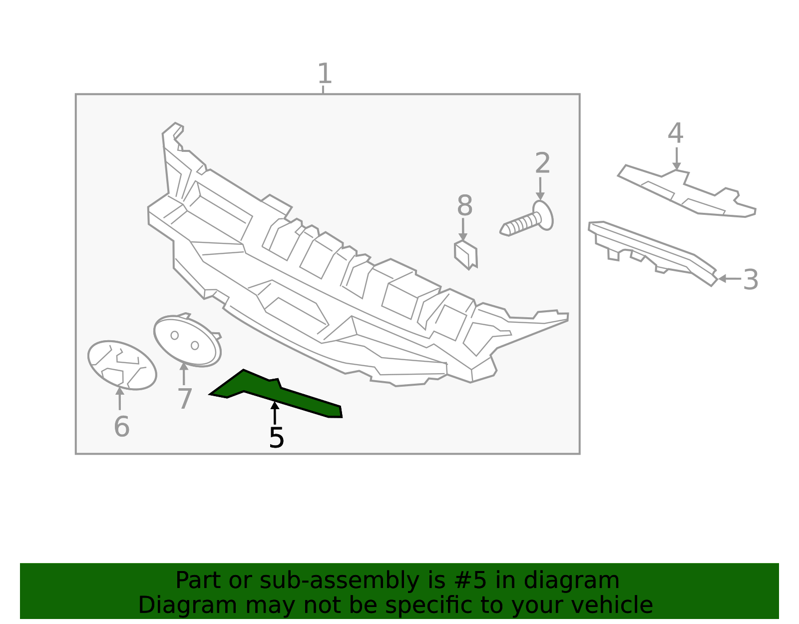 2012-2014 Hyundai Accent Chrome Strip 86353-1R000 | MotorMotor