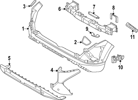 Bumper & Components - Rear for 2025 Hyundai Kona #0