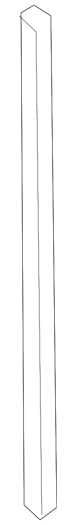 165630V070 - Cooling System: Side Seal for Toyota: Avalon, Camry Image