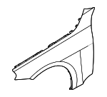 41009464533 - Body: Fender for BMW: 230i, 230i xDrive, M240i, M240i xDrive Image