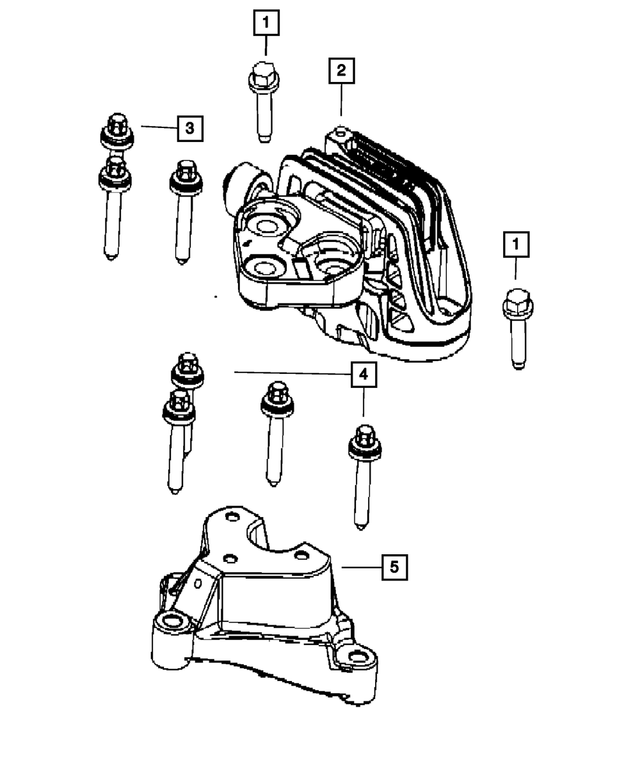 6513182AA - Engine: Hex Flange Head Bolt for Mopar Image image