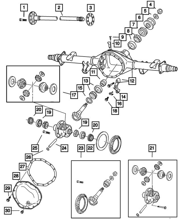 5086802AB - Rear Axle: Axle Yoke for Mopar Image