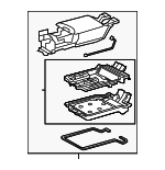 589E050060A0 - Body: Console Base for Lexus: LS460 Image