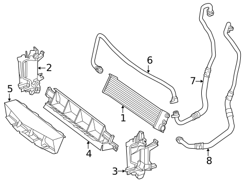Oil Cooler for 2013 Mercedes-Benz SL63 AMG #0