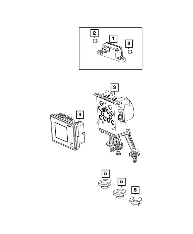 4779281AA - Electrical: Grommet for Mopar Image image