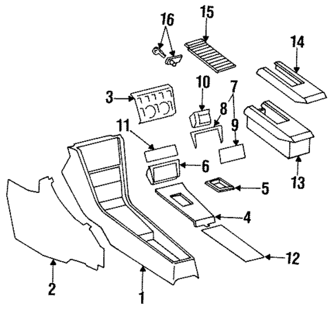 Center for 1992 Mercedes-Benz 300 TE #0